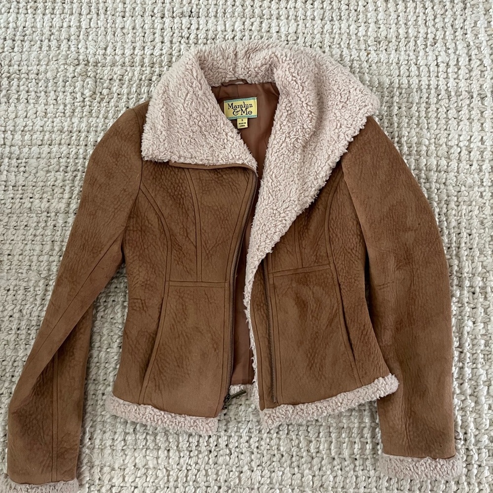Vintage Maralyn & Me Fur Bomber Jacket